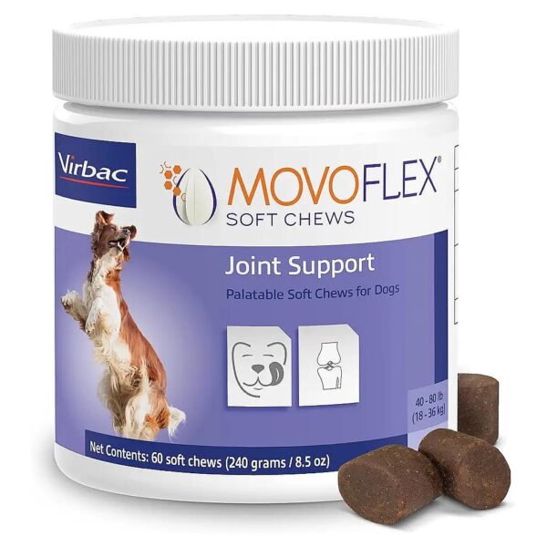 Joint Supplement for Medium Dogs with 60 Easy-to-Give Soft Chews