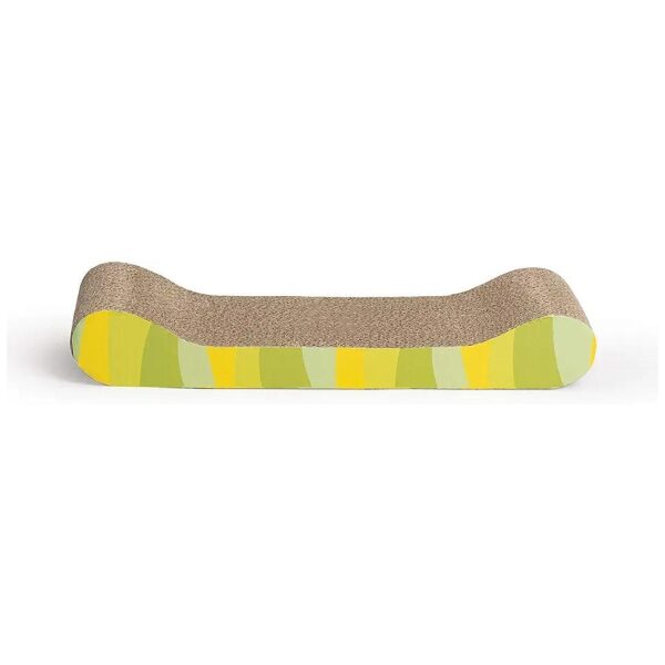 Jungle-Stripe Design Corrugated Scratching Lounge for Cats' Health