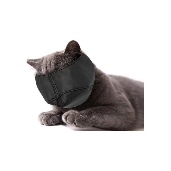 Keep Your Cat Safe with Comfort-Fit Nylon Cat Mask for Grooming