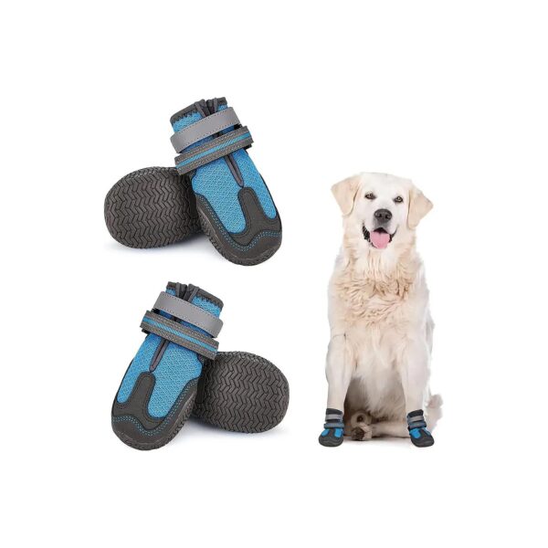 Keep Your Dog's Paws Safe and Cool with Our Breathable and Reflective Dog Booties