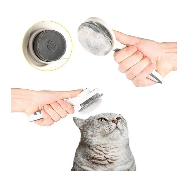 Keep Your Pet Always Shining with Self Cleaning Hair Brush