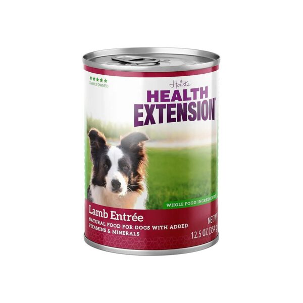 Lamb Entree Wet Dog Food for Adult Dogs with Natural Vitamins and Minerals