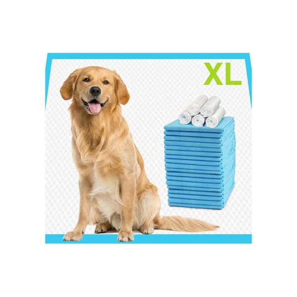 Large 40 Count 28x34 Disposable Dog Training Pads 6 Layers Super Absorbent and Leak Proof