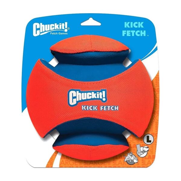 Large 5 Inch Diameter Kick Fetch Ball For Active Dogs