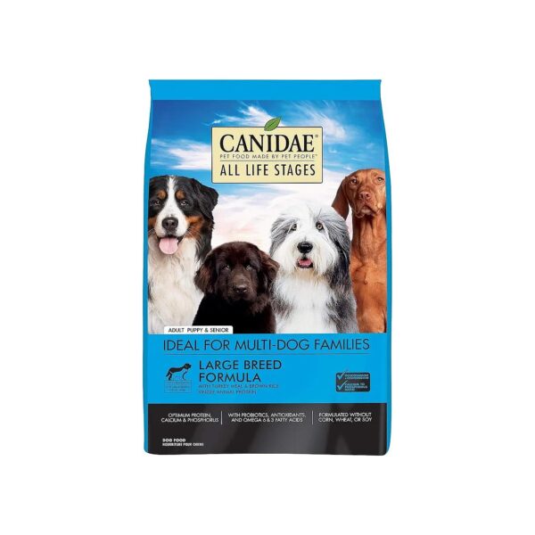 Large Breed Dog Food for All Life Stages with Turkey Meal and Rice Formula