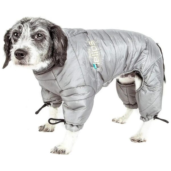 Large Breed Dog Jacket X-Large with 3M Reflective Technology and Adjustable Velcro Straps