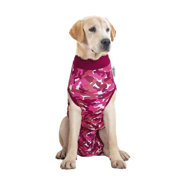 Large Breed Dog Recovery Suit Soft Fabric and Adjustable Size for Spay Neutering Surgery