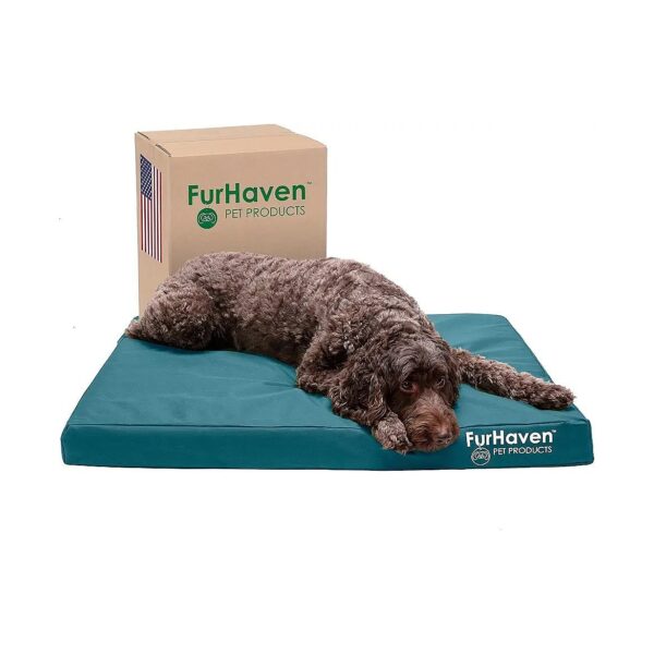 Large Breed Orthopedic Dog Bed with Water-Resistant Cover for Comfortable Sleep