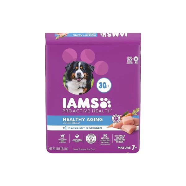 Large Breed Senior Dogs' Senior Food with Omega-3's and Antioxidants