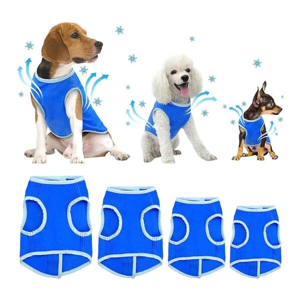 Large Cooling Swamp Dog Vest for Outdoor Walking Training Summer