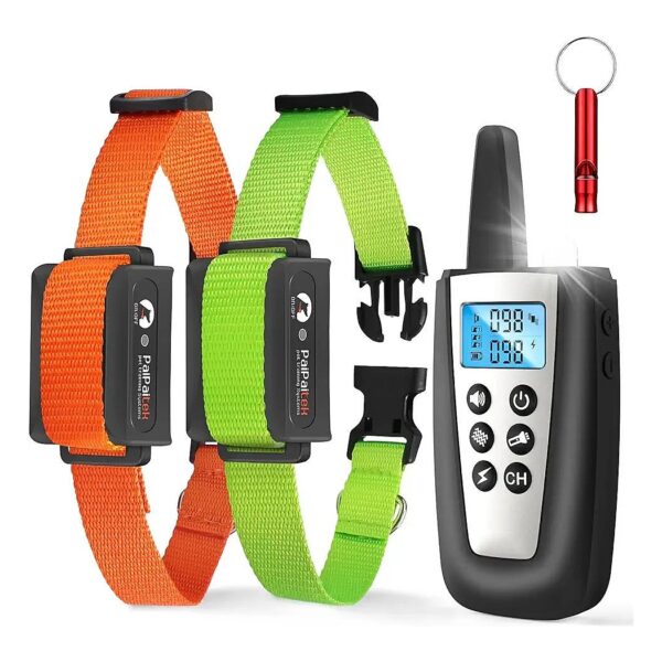 Large Dog Bark and Shock Collar Combo with Automatic Mode