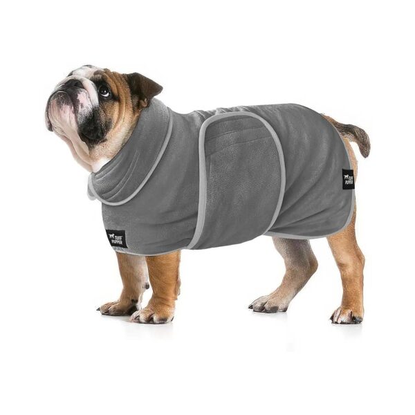 Large Dog Bathrobe with Water-Absorbing Microfiber for Fast Drying