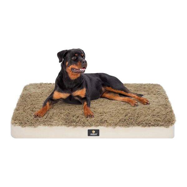 Large Dog Bed with Foldable and Portable Design for Camping Trips