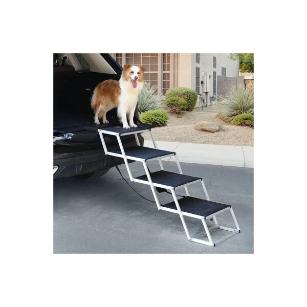 Large Dog Car Ramp for Easy In and Out of SUVs and Trucks