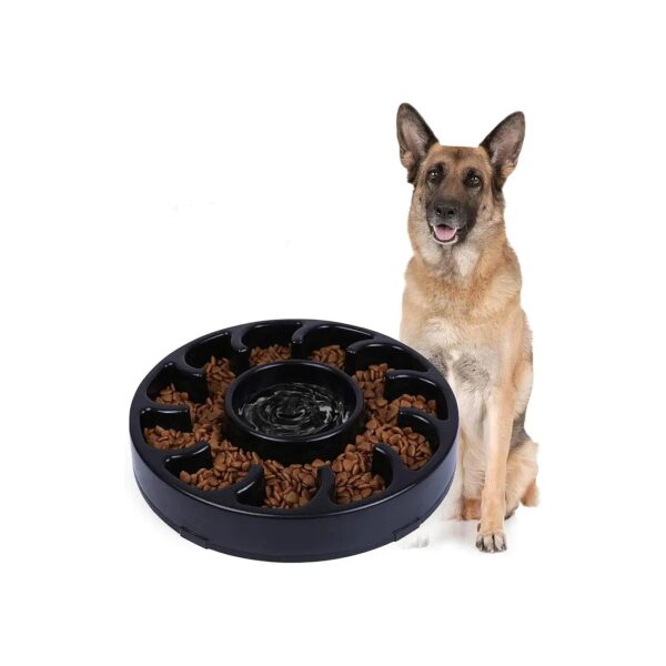 Large Dog Feeding Bowl for Slow Eating and Happy Pets