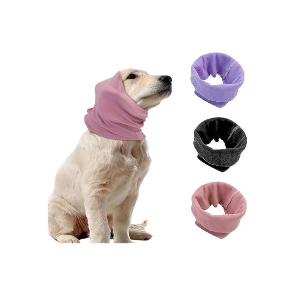 Large Dog Quiet Ears 3Pcs, Soft Ear Covers for Noise Protection and Anxiety Relief