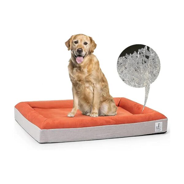 Large Orthopedic Dog Couch Bed with Nonskid Bottom and Removable Cover