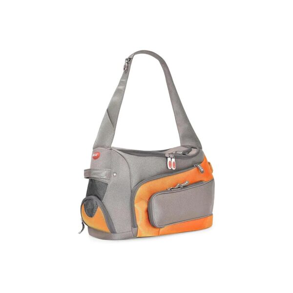 Large Pet Carrier with Airline-Approved Design for Comfortable Travel Tango Orange