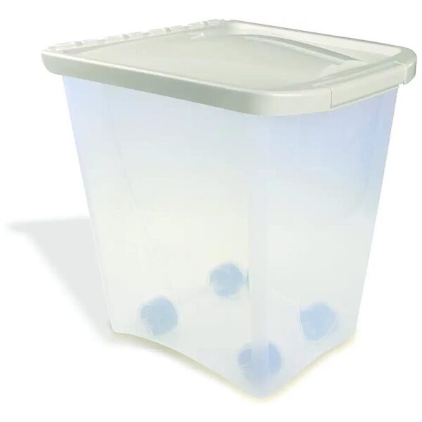 Large Pet Food Container with Wheels and Fresh-Tite Seal for Easy Storage