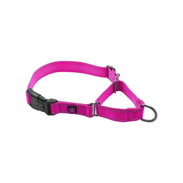 Large Pink Nylon Martingale Collar for Dogs, Donates Collar to Rescue with Every Sale