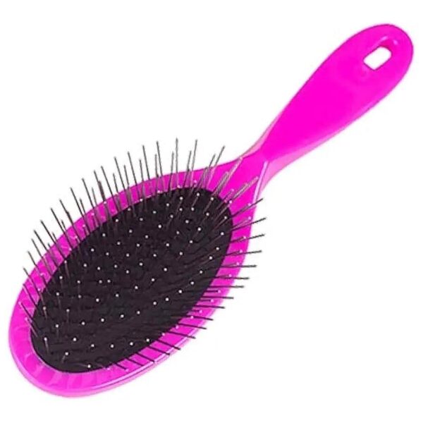 Large Pink Plastic Pin Brush With 27mm Heads