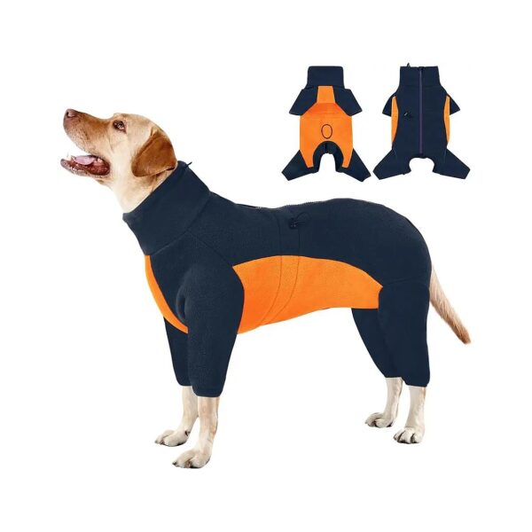 Large Size Fleece Dog Pajamas for Small Medium Large Dogs