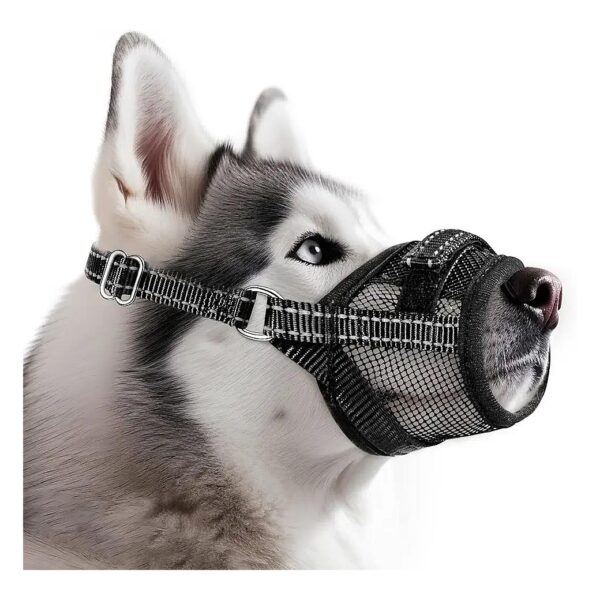 Large Sized Dog Muzzle with Open Mouth Design for Drinking and Breathing