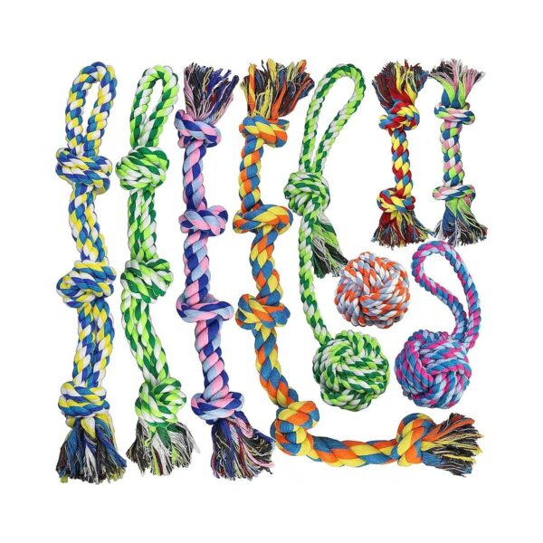 Large and Medium Dog Rope Toy for Interactive Play and Chew Destructive Habits