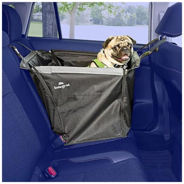 Large and Small Dog Car Seat with Seat Extender for Clean Commute