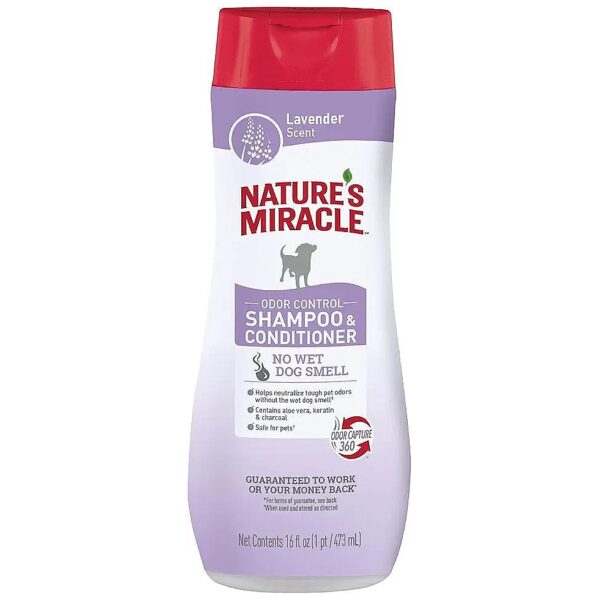 Lavender Scented Pet Shampoo and Conditioner for Neutralized Odors