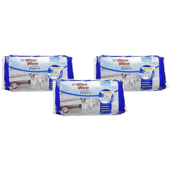 Leak-Proof Disposable Dog Diapers Small Size 1 for Small to Medium Breeds