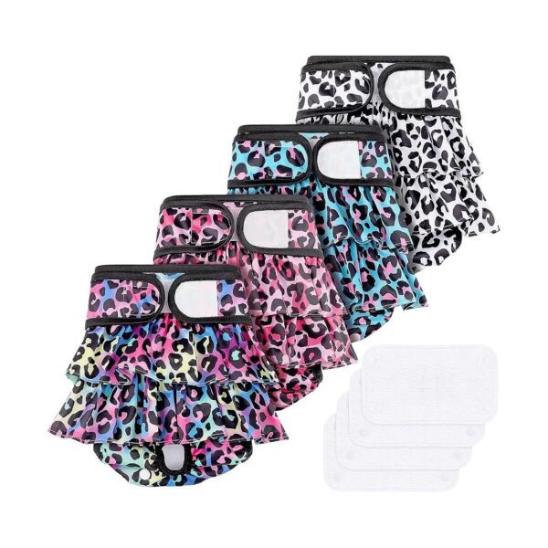 Leak-Proof Reusable Pet Diapers for Girl Dog Period Incontinence