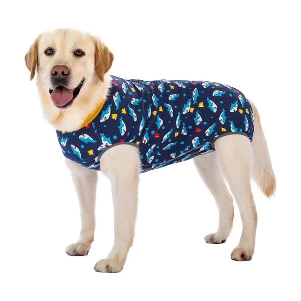 Lightweight Dog Surgical Recovery Onesie Alternative to Cone for Post Surgery Wear