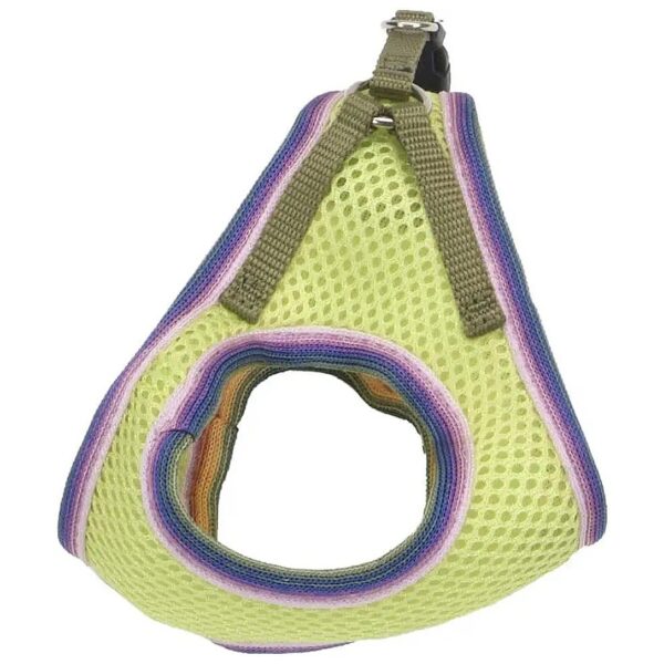 Lightweight Lime Mesh Walking Harness for Small Dogs and Puppies