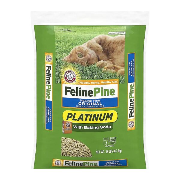 Lightweight Non-Clumping Cat Litter Made from Reclaimed Pine Wood