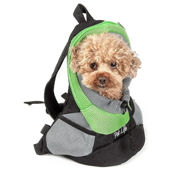 Lightweight Pet Backpack with Adjustable Dog Straps and Mesh Backing