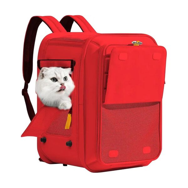 Lightweight Pet Carrier Backpack for Medium Cats Large Dogs Comfortable Travel Extraction