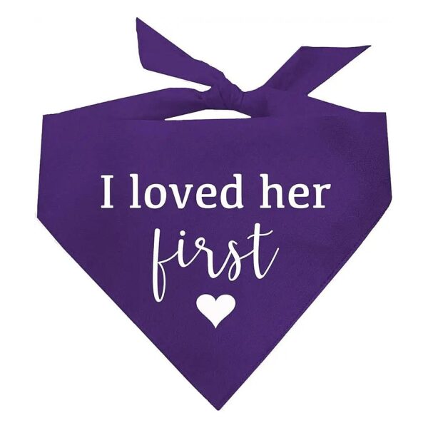 Lightweight Purple Dog Bandana for Small to Large Breeds Perfect for Special Occasions