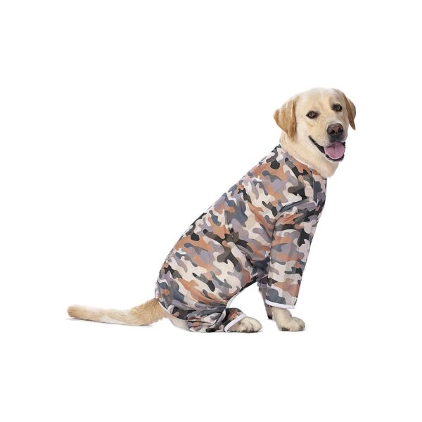 Lightweight Recovery Suit for Medium-Large Dogs with Abdominal Wound Protection