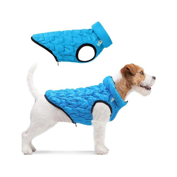 Lightweight Reversible Water Resistant Dog Winter Coat for Small Medium and Large Dogs