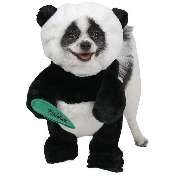 Lightweight and Adjustable Panda Pet Costume with Arms for Small Dogs and Cats