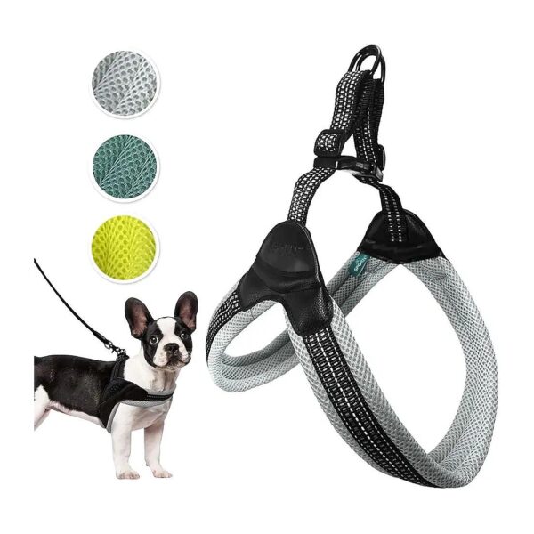 Lightweight and Durable Dog Harness with Soft Fabric Nylon Mesh for Small Dog Breeds