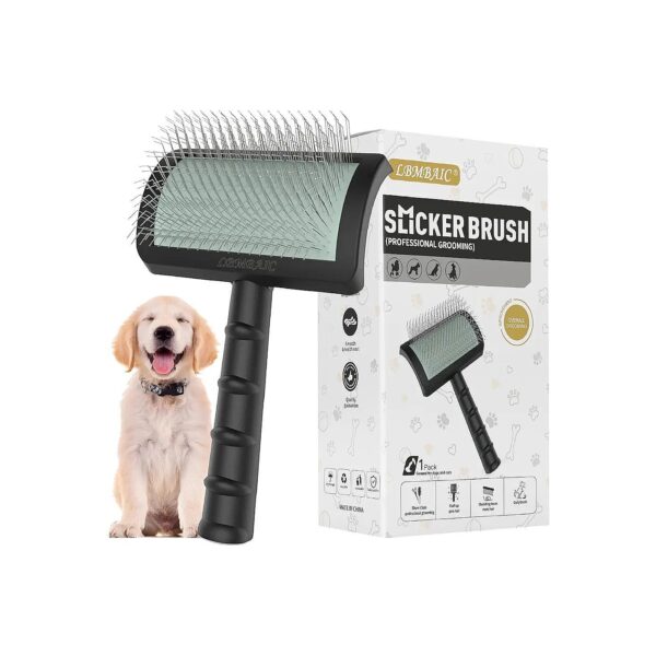 Lightweight and Ergonomic Slicker Brush for Dogs and Cats