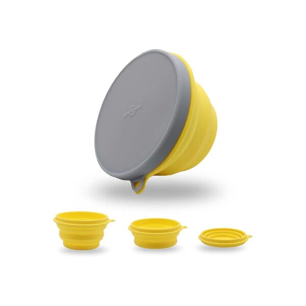 Lightweight and Portable Silicone Dog Bowls for Hiking and Camping Trips