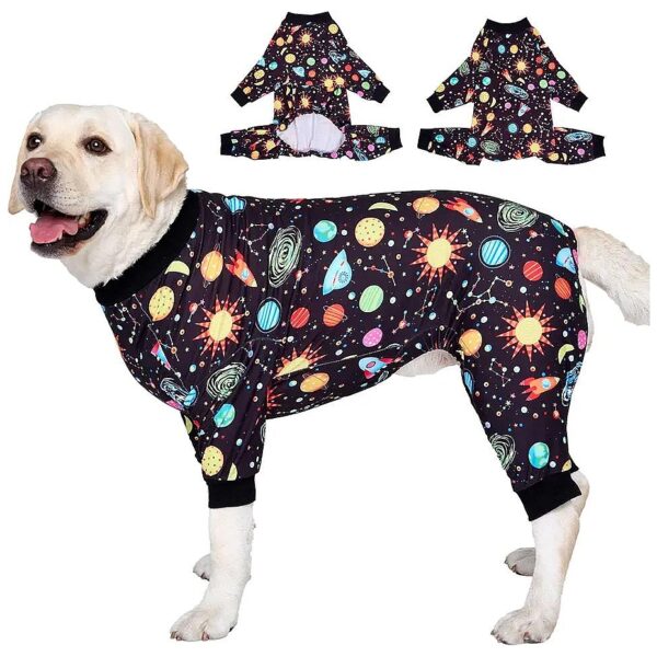 Lightweight and Soft Big Dog Pajamas for Post Operative Care and Recovery