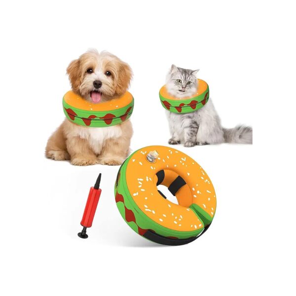 Lightweight and Supportive Inflatable Dog Cone Collar for Dogs Cats after Surgery