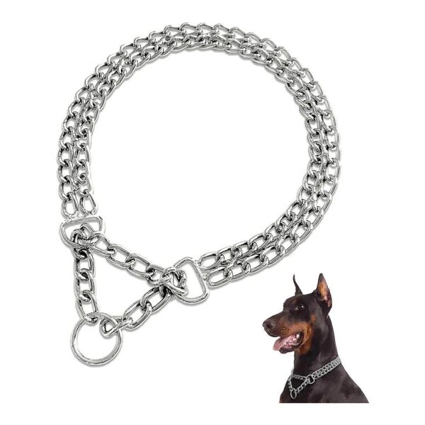 Limited Closure Martingale Dog Chain Collar for Small Medium Large Dogs