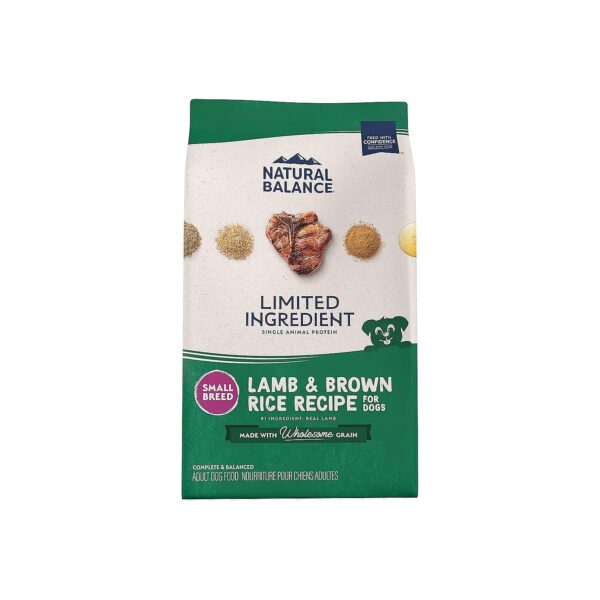 Limited Ingredient Lamb Brown Rice Adult Dog Food Pellets