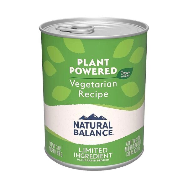 Limited Ingredient Wet Dog Food for Any Adult Dog with Vegetarian Recipe