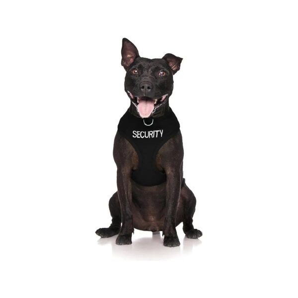 Limited Security Black Color Coded Dog Harness Medium Size Prevents Accidents in Public